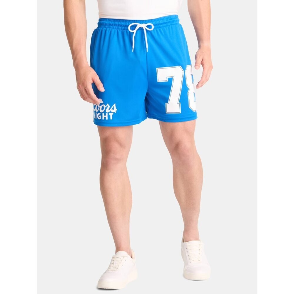 Coors Light Men's Graphic Basketball Shorts, Size Large NWT Year Gtmccd04smbs